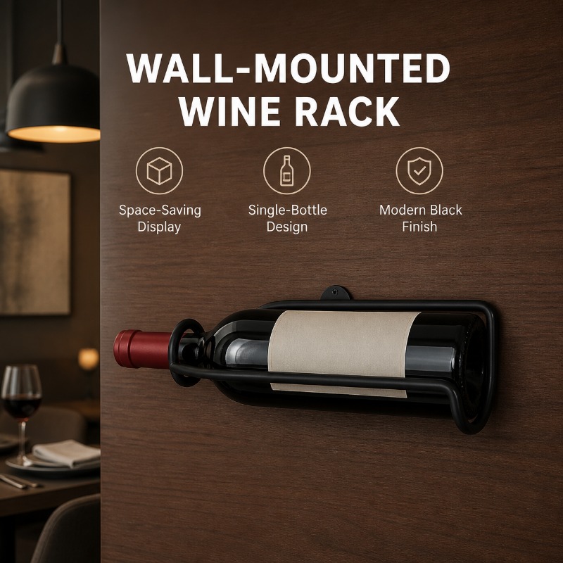壁掛け式金属製ワインラック モダンなヨーロピアンスタイルの吊 - Wine Beer Restaurant のレビューと価格