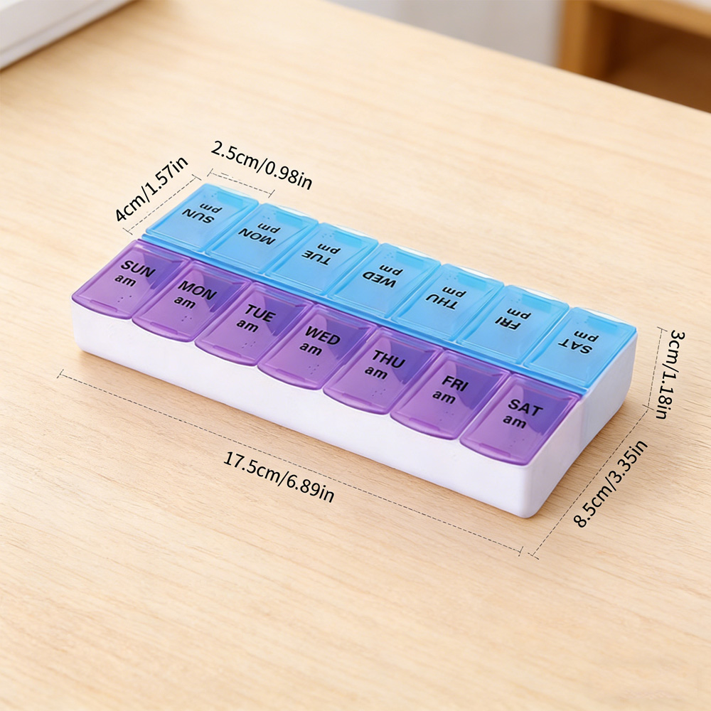 14コンパートメント独立型ピルケースポータブル薬箱ホームオフ - Cocktail Shaker Set のレビューと価格
