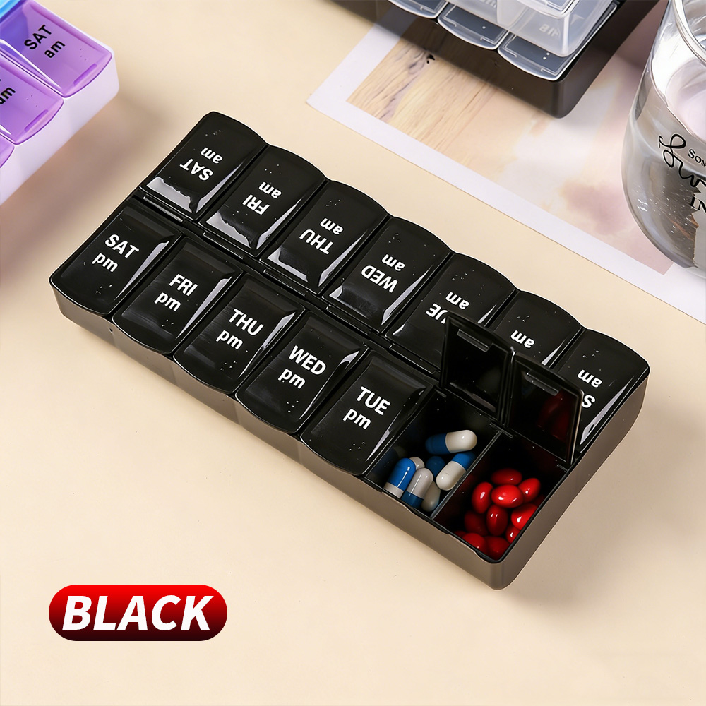 14コンパートメント独立型ピルケースポータブル薬箱ホームオフ - Cocktail Shaker Set のレビューと価格