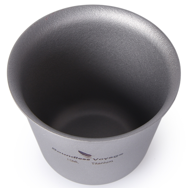 Boundless Voyage 3 個チタンカップセットミ - Wine Or Beer のレビューと価格
