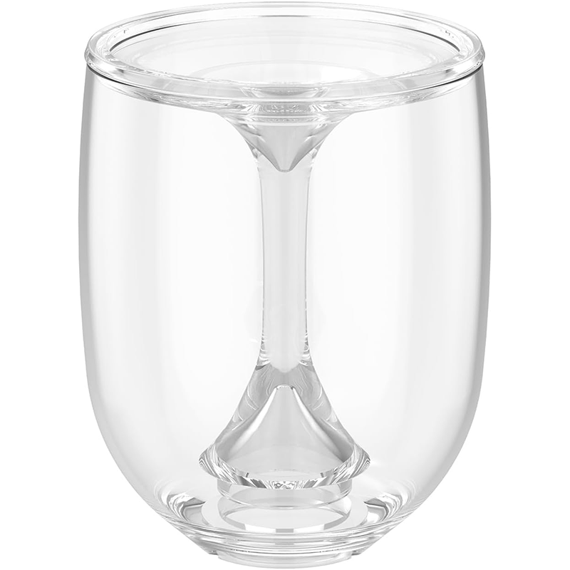 折りたたみワイングラス透明食品グレードプラスチックワイングラ - Wine & Beer Unlimited Spirits のレビューと価格