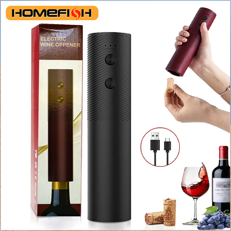 ホームフィッシュ 電動ワインオープナー 自動赤ワインコルク抜 - Wine Opener Electric のレビューと価格