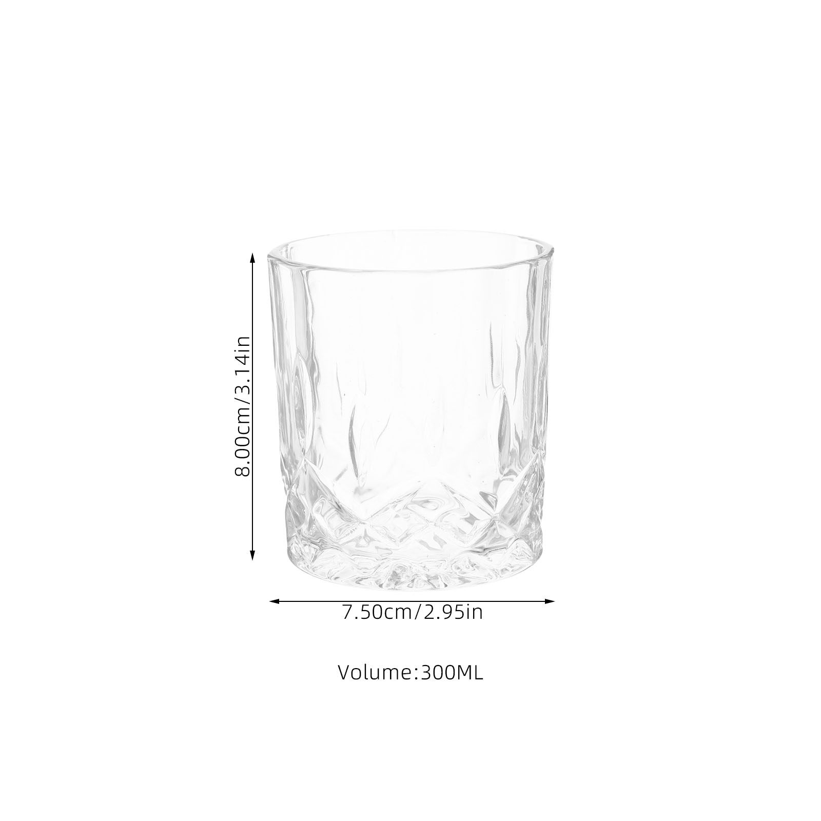 6個入りウイスキーグラスセット ユニークで洗練されたショート - Wine Beer Drink のレビューと価格