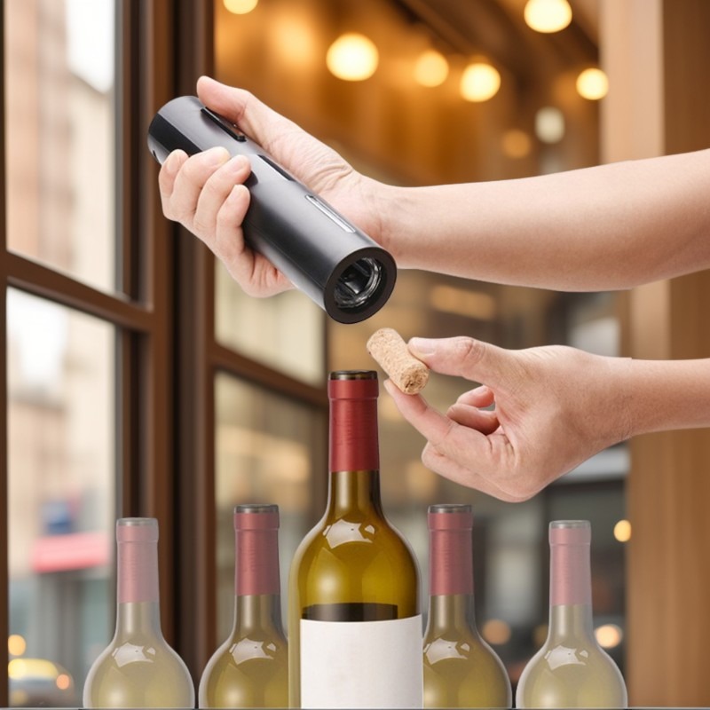 電動ワインオープナー 赤ワイン用フォイルカッター 自動赤ワイ - Wine Opener Electric のレビューと価格