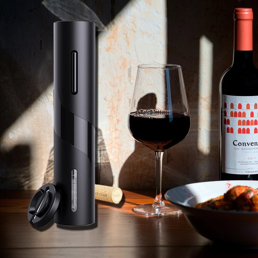 電動ワインオープナー 赤ワイン用フォイルカッター 自動赤ワイ - Wine Opener Electric のレビューと価格