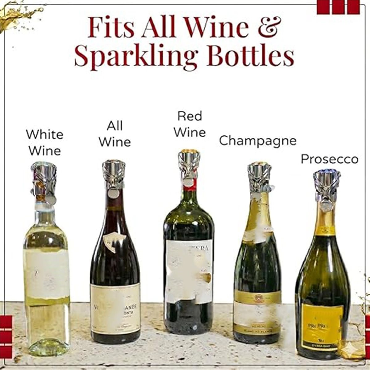 (A02R) ワインストッパー＆シャンパンストッパー 2個セ - Wine & Beer Unlimited Spirits のレビューと価格