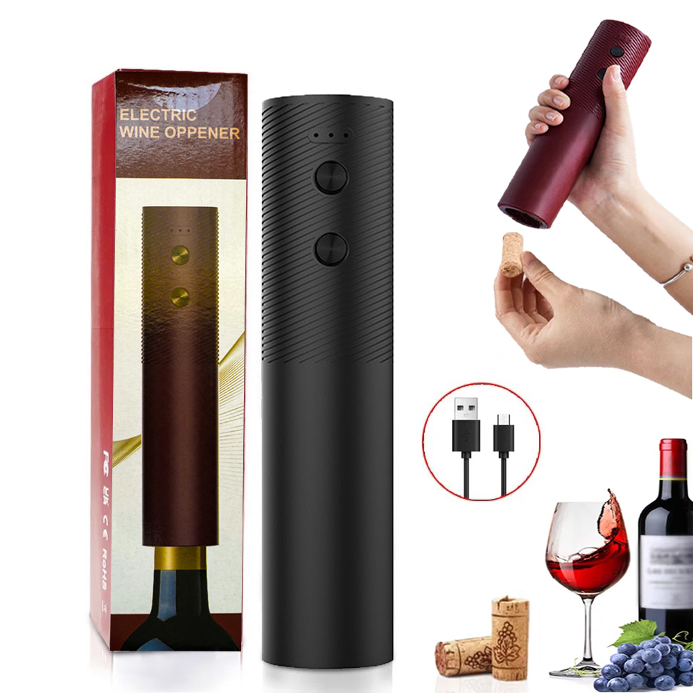 電動ワインボトルオープナー自動赤ワインコルク抜き充電式ワイン - Wine Opener Electric のレビューと価格