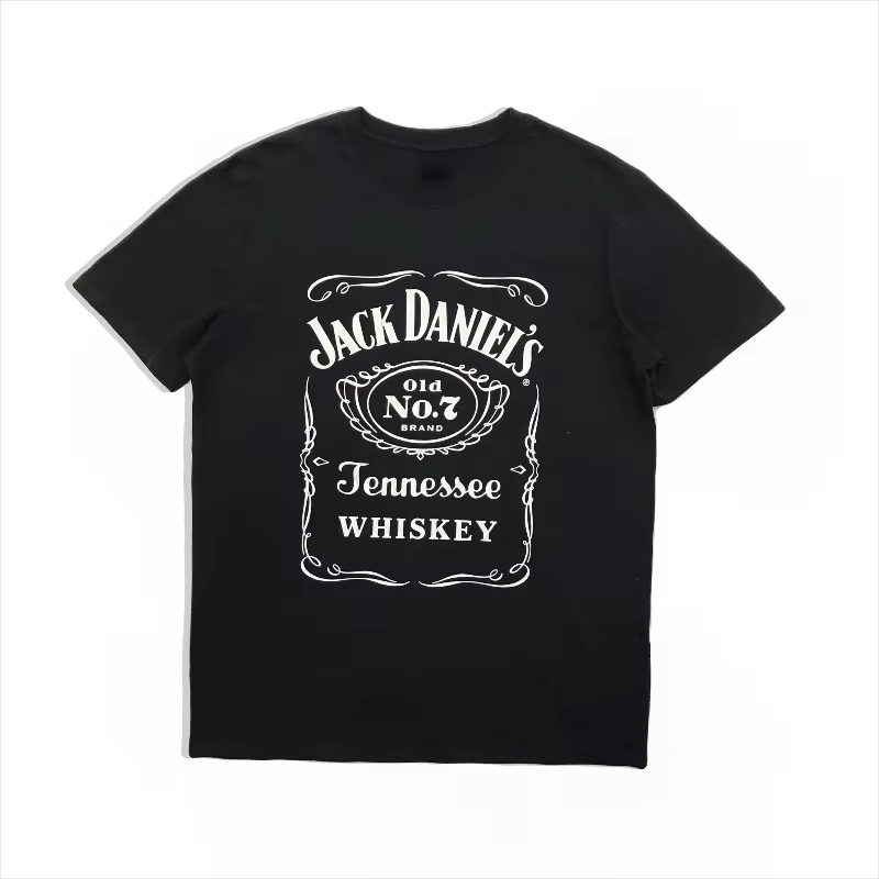 メンズラウンドネックプリントTシャツ、2026年夏スタイル、 - Wine Or Beer のレビューと価格